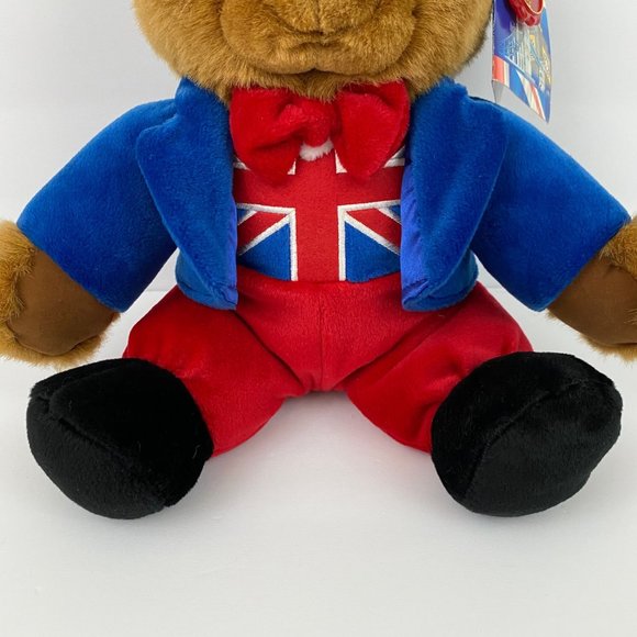 Keel Toys Simply Soft Collection London Bear Plush - Picture 3 of 10